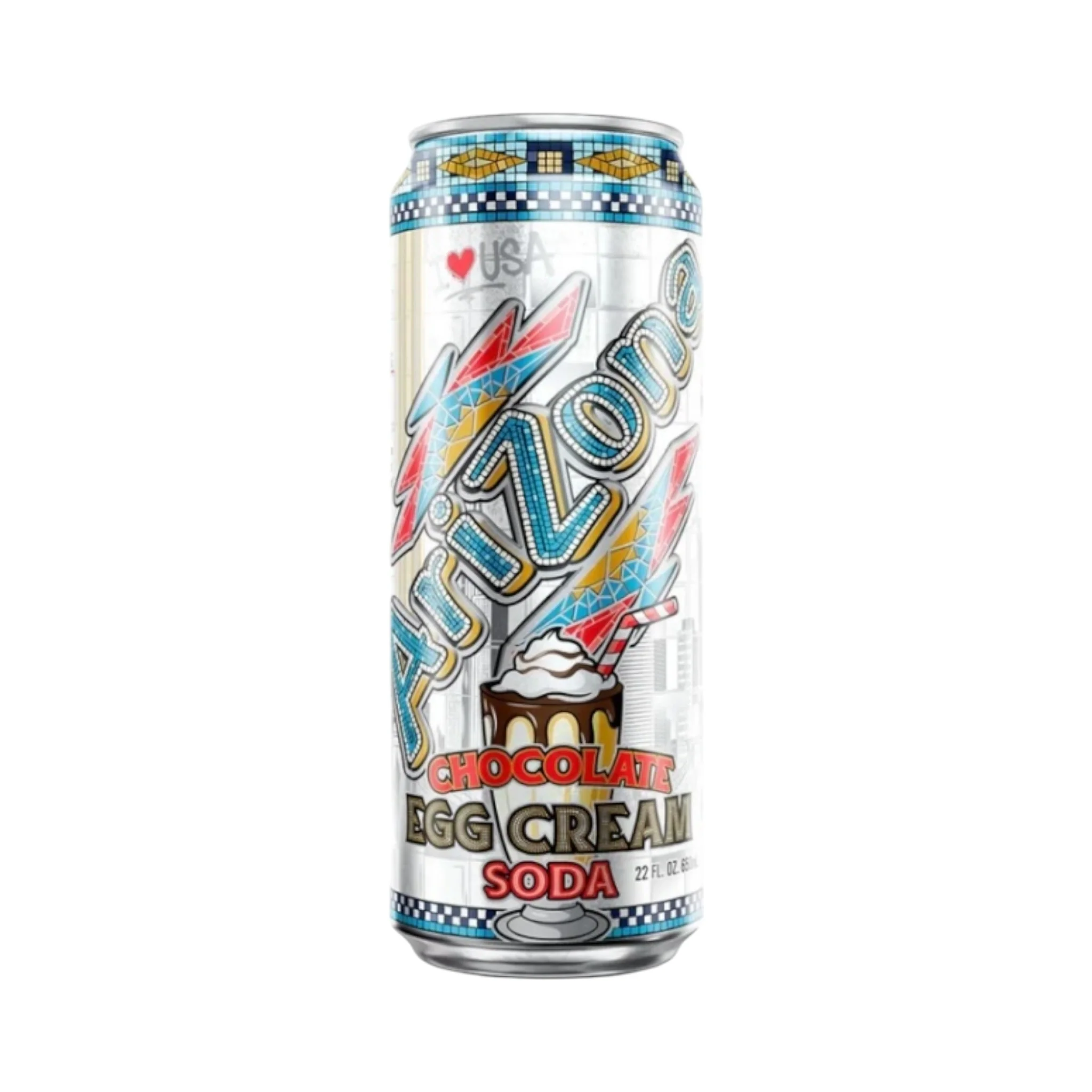 Arizona Chocolate Egg Cream Soda - 22oz (650ml)