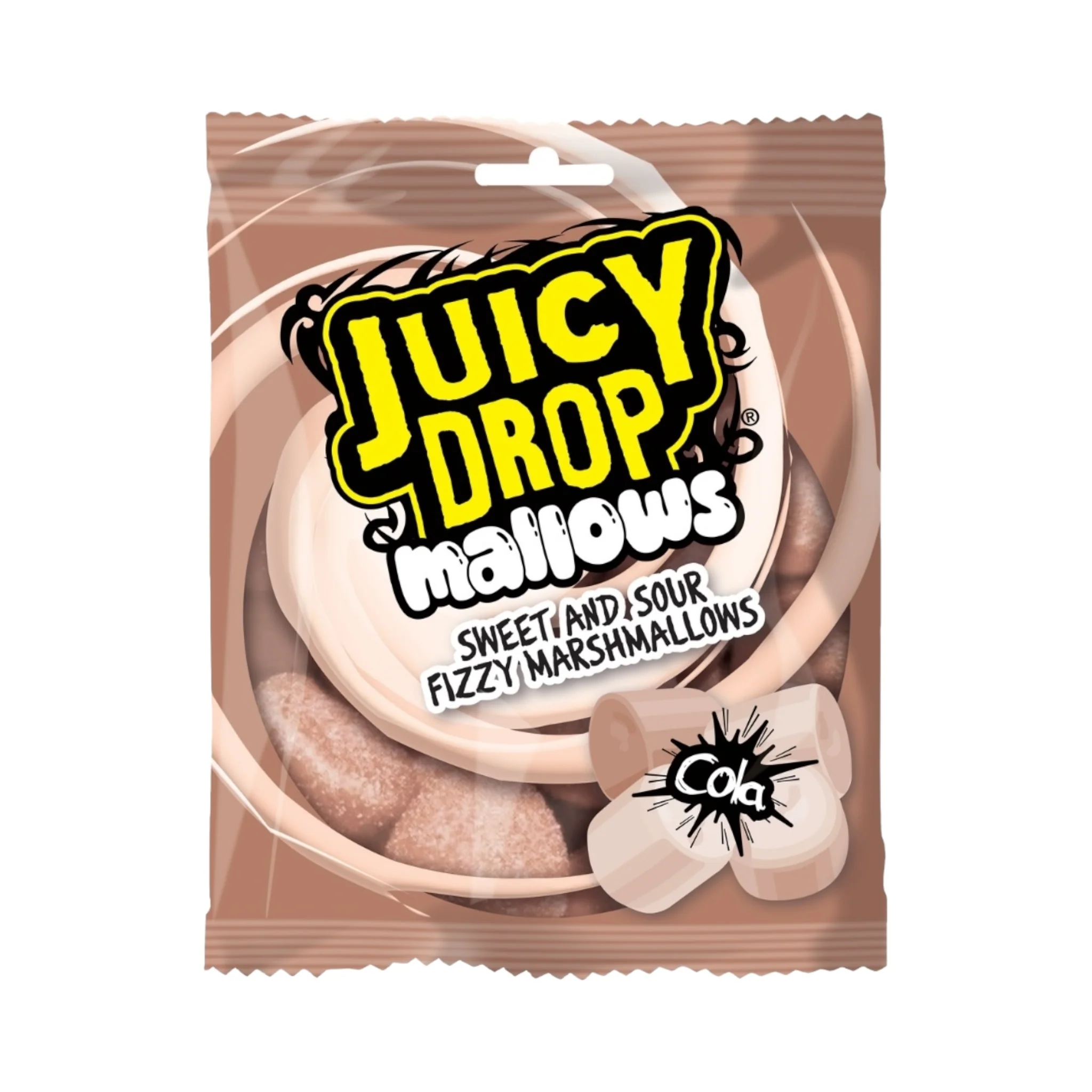 Bazooka Juicy Drop Mallows Cola Bag - 100g