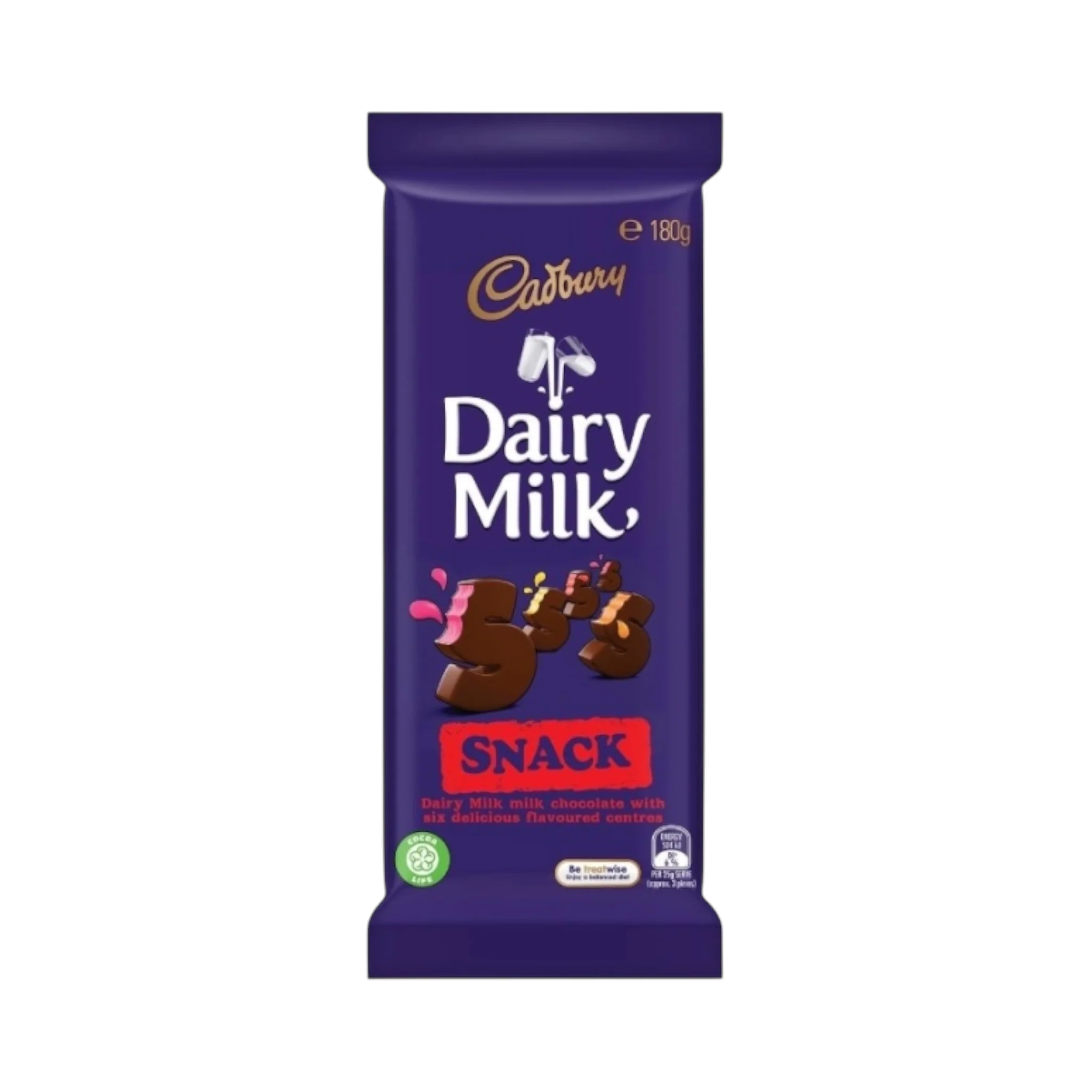 Cadbury Dairy Milk Snack - 180g [Australian]