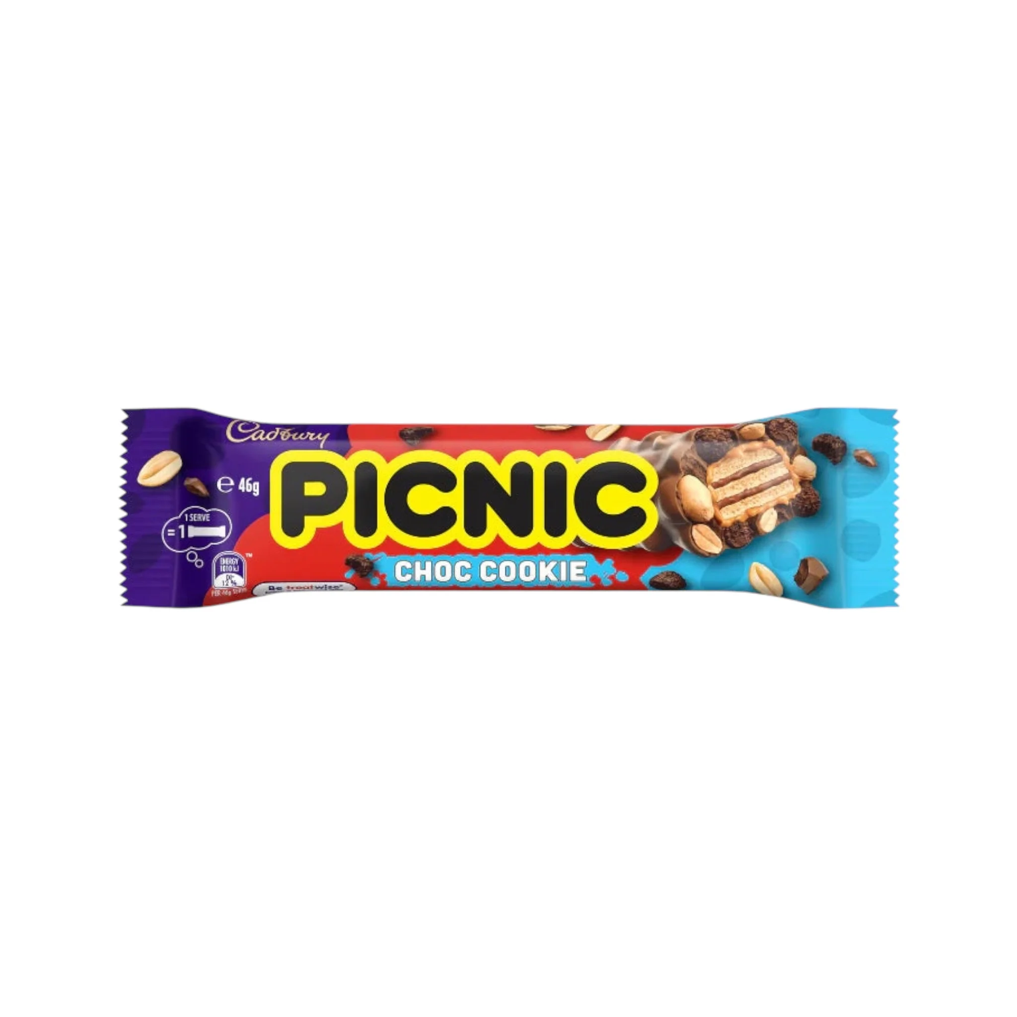 Cadbury Picnic Choc Cookie - 46g [Australian]