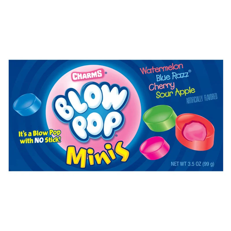 Charms Blow Pop Minis - 3.5oz (85g) - Theatre Box