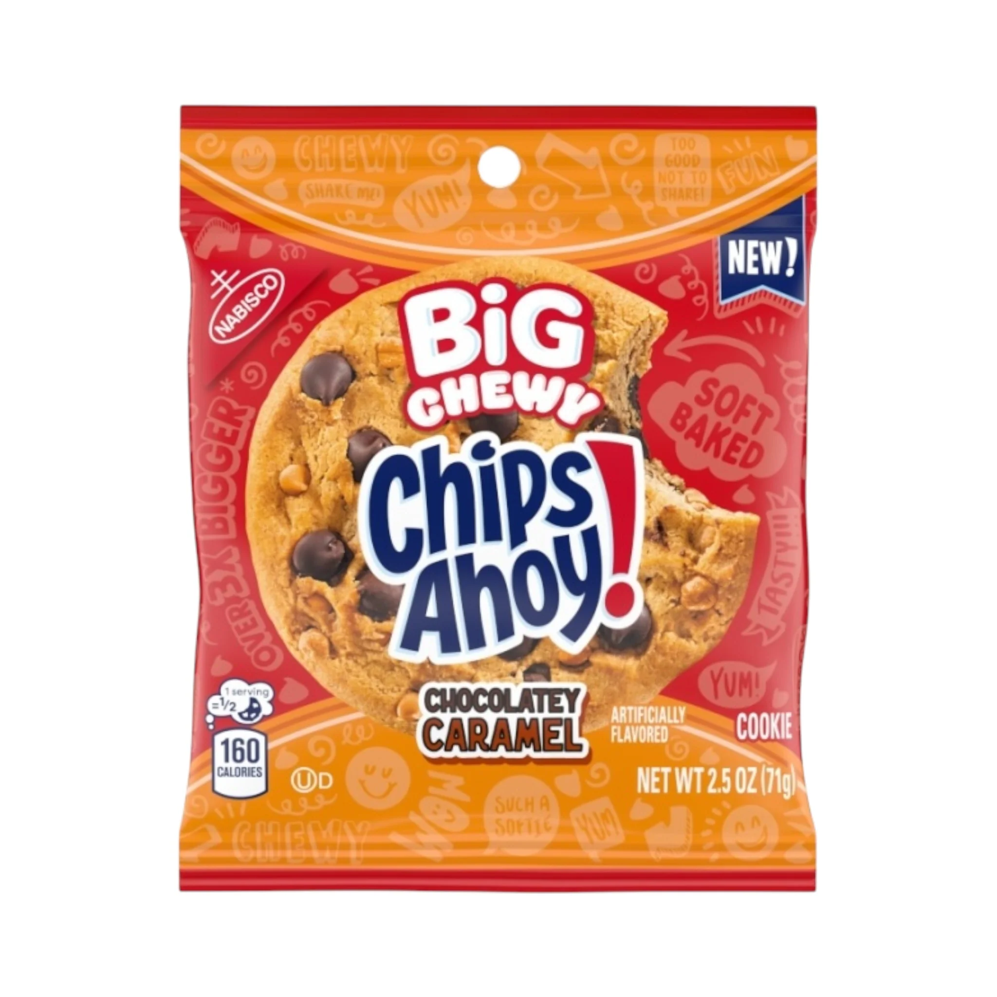 Chips Ahoy! BiG Chewy Chocolatey Caramel Cookies - 2.5oz (71g)