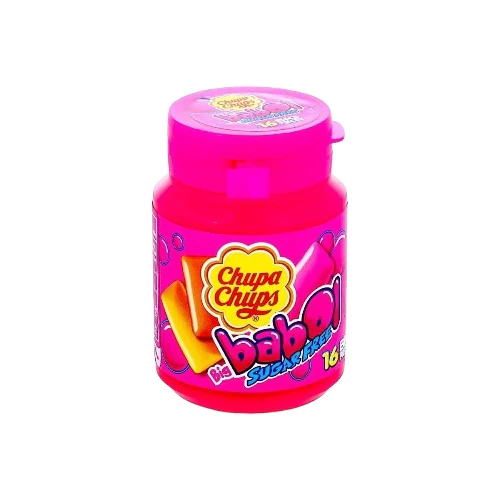 Chupa Chups 16 Big Babol Sugar Free, 64G