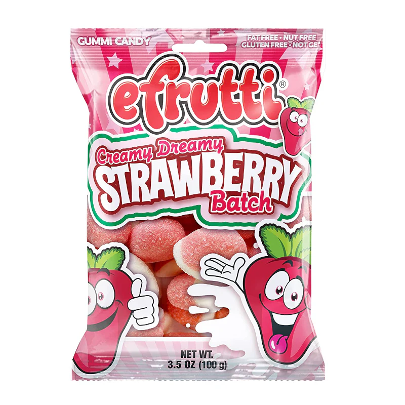 efrutti Creamy Dreamy Strawberries - 3.5oz (100g)