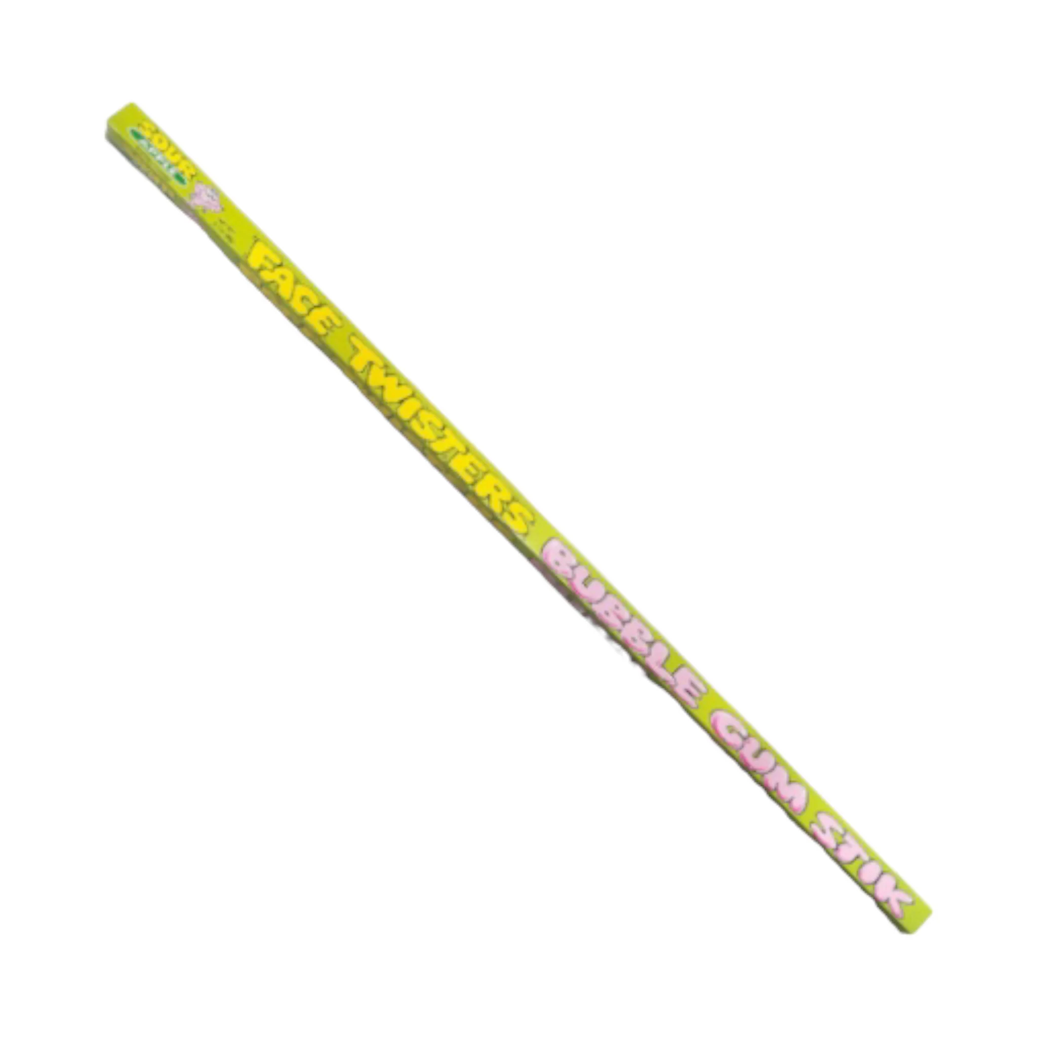 Face Twisters Sour Apple Bubble Gum Stik - 2.1oz (62g)