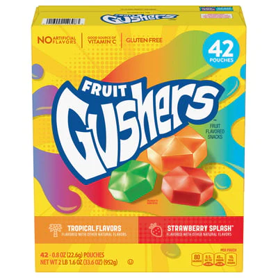 Fruit Gushers - SINGLE POUCH (22.6g)