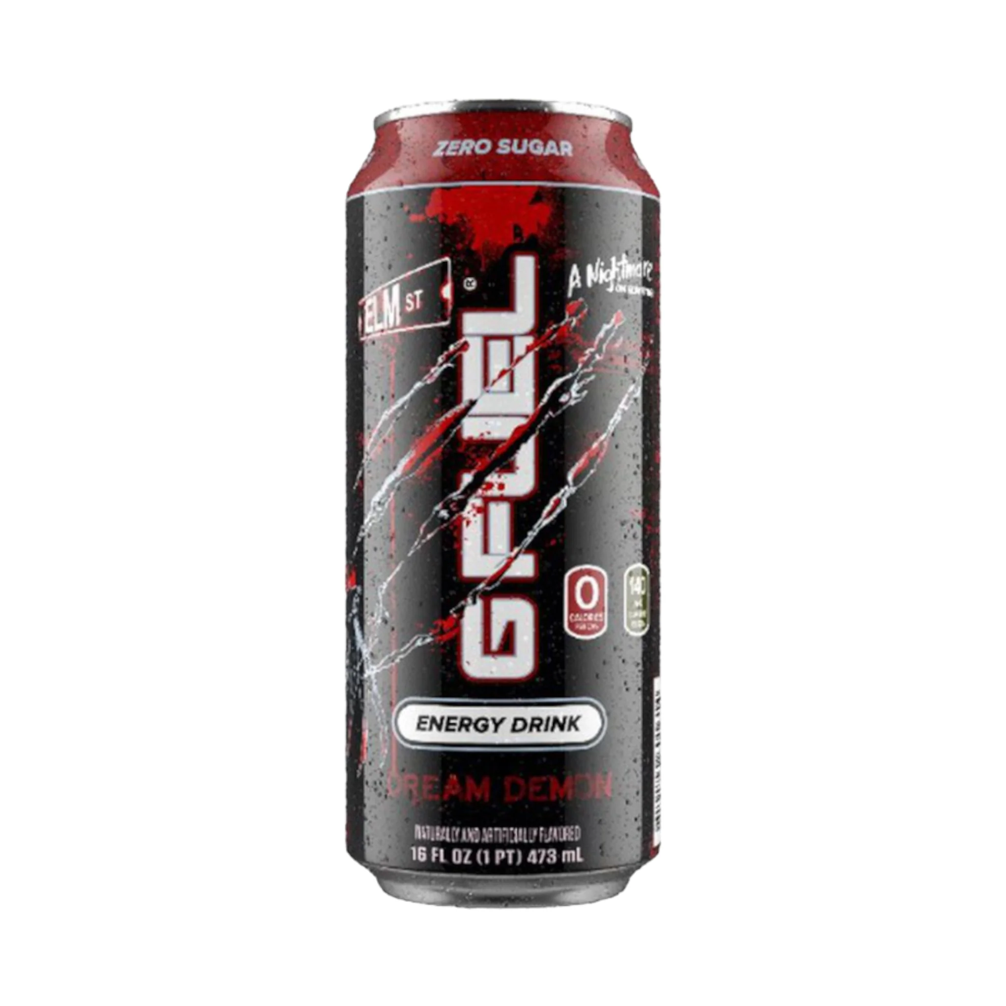 G FUEL - A Nightmare On Elm Street Dream Demon (Fruit Punch Flavour) Zero Sugar Energy Drink - 16fl.oz (473ml)