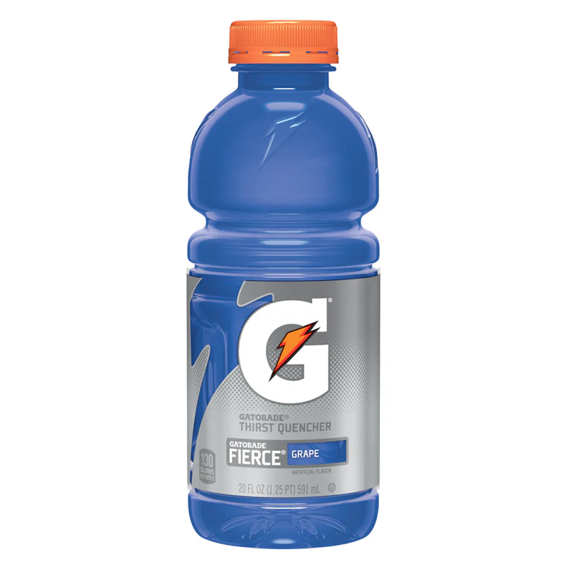 Gatorade Fierce Grape - 20fl.oz (591ml)