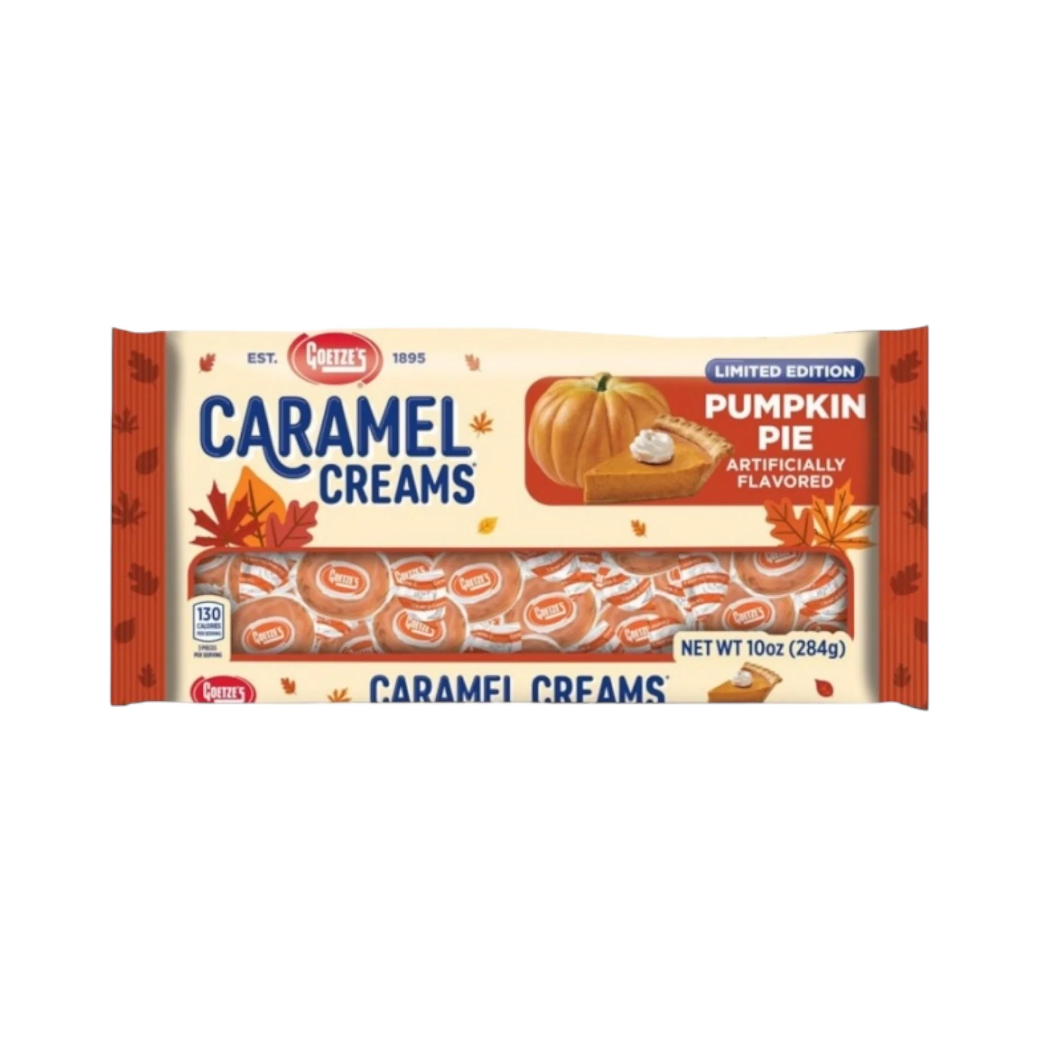 Goetze's Pumpkin Pie Caramel Creams - 10oz (283g) ** BBD 29/11/2026 **