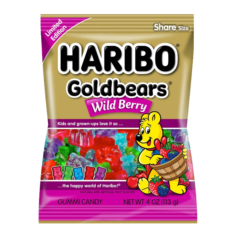 Haribo Gold Bears Wild Berry - 4oz (113g)