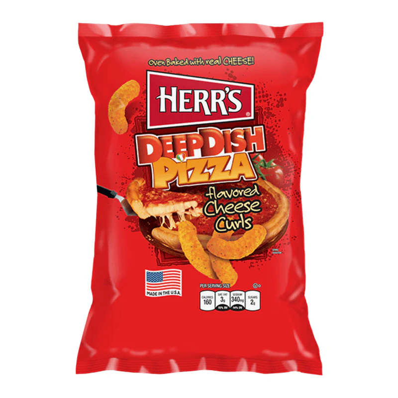 Herr's Deep Dish Pizza Curls 7oz