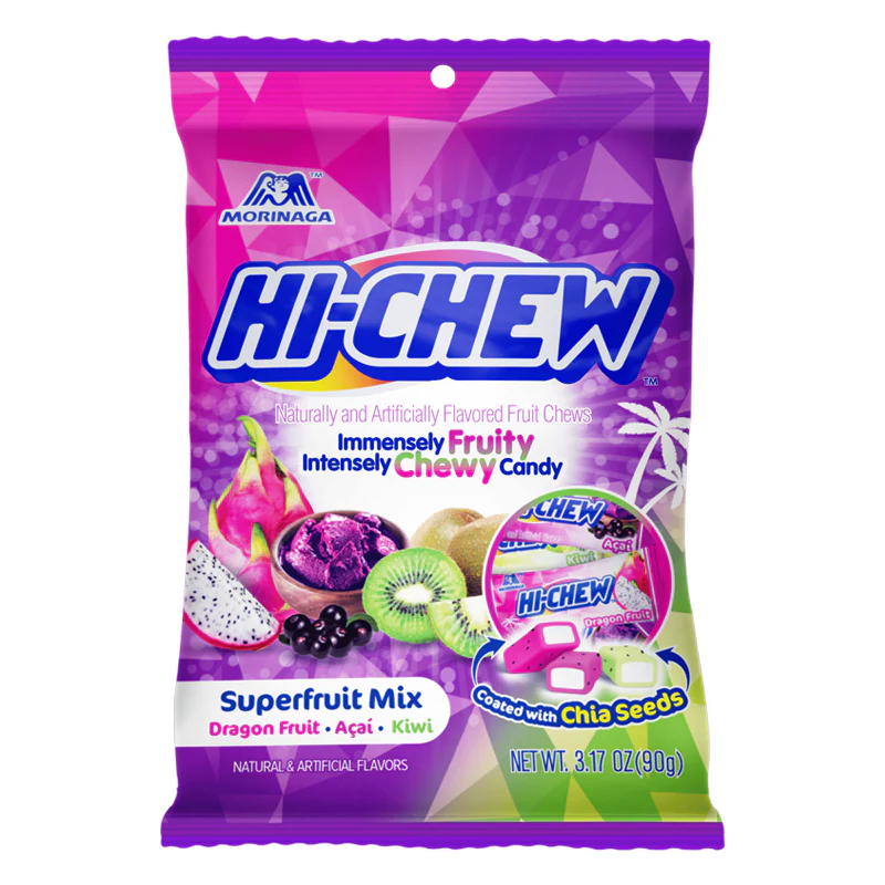 Hi-Chew Superfruit Mix Peg Bag - 3.17oz (90g)