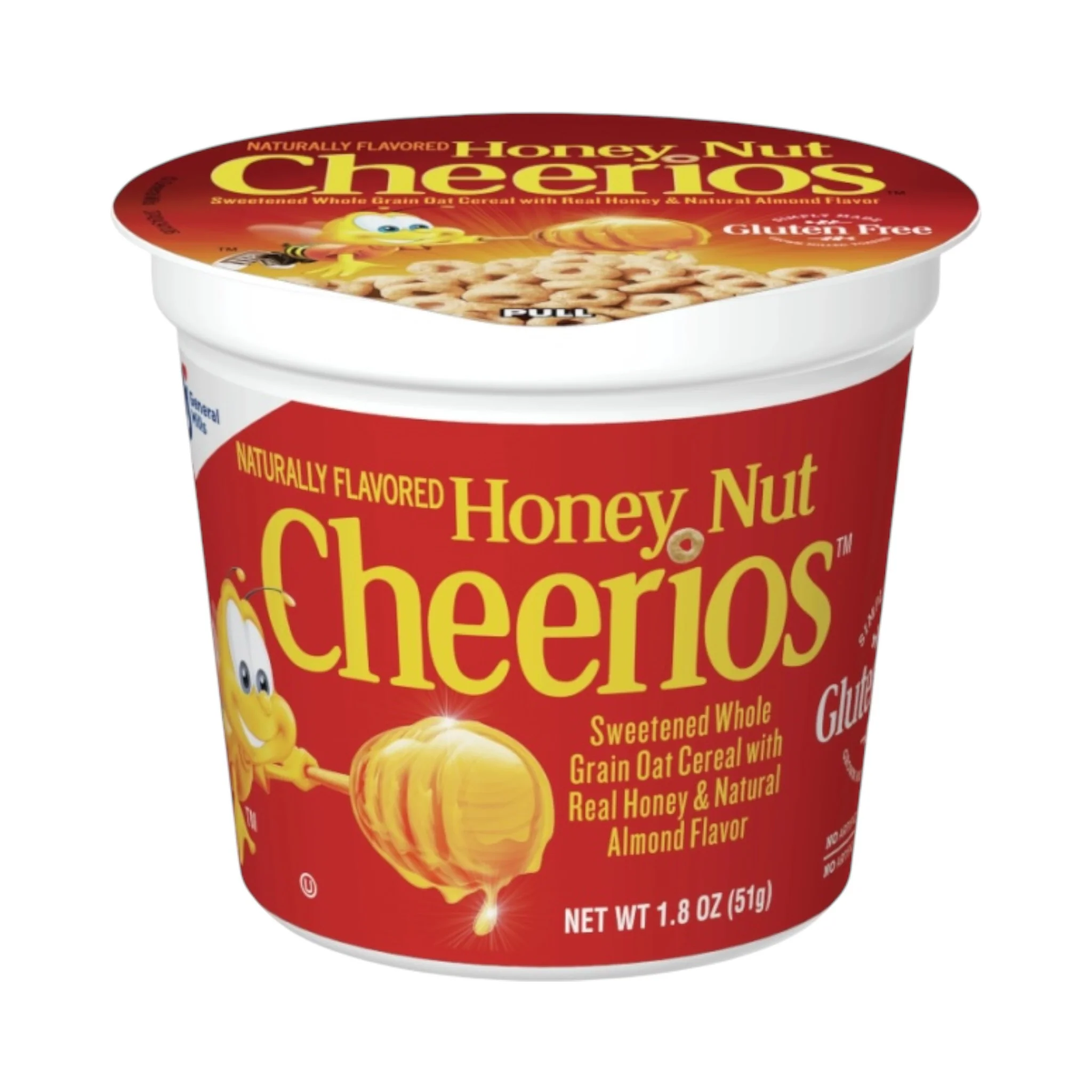 Honey Nut Cheerios Cereal Cup - 1.8oz (51g)