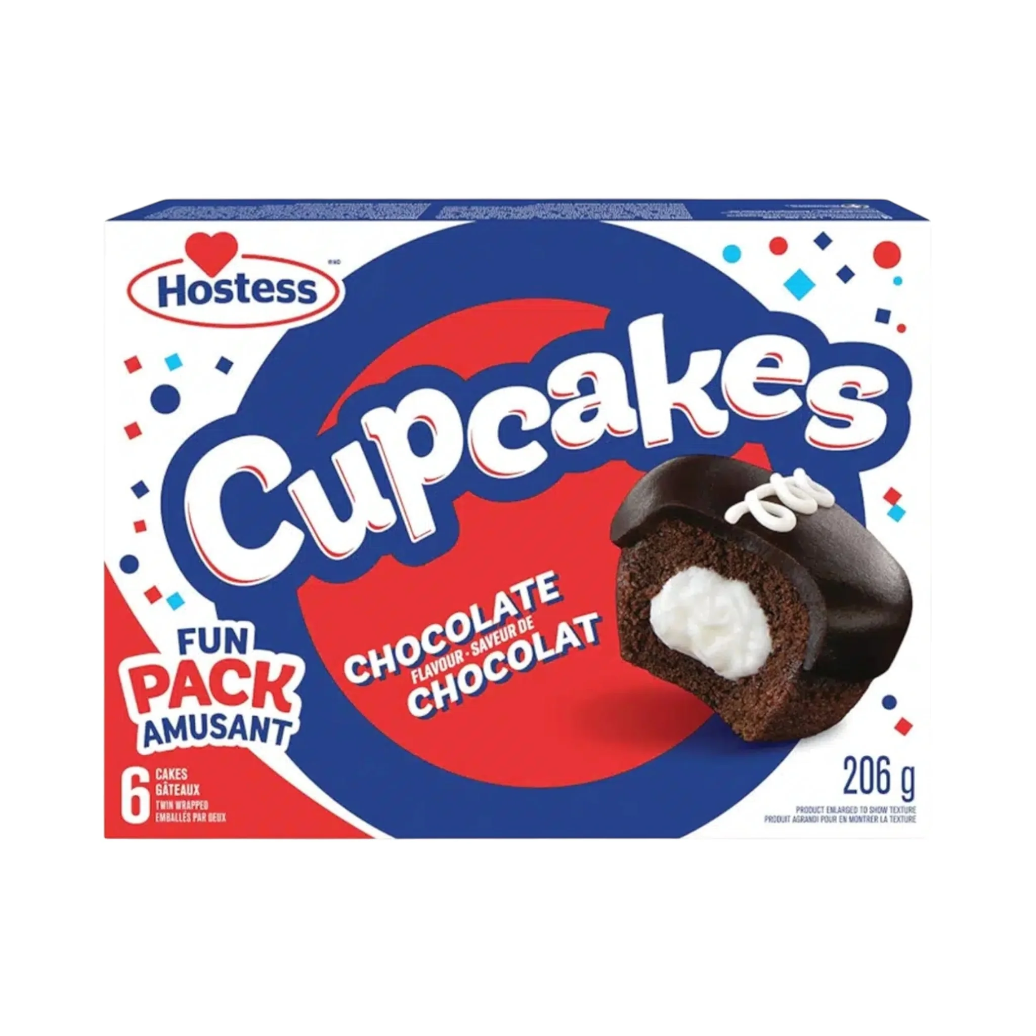 Hostess Cupcake Chocolate - 6-Pack 206g [Canadian]