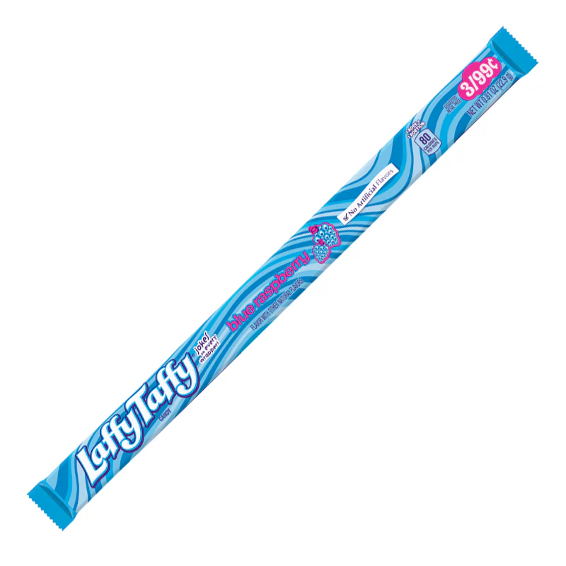 Laffy Taffy Blue Raspberry Rope Candy - 0.81oz (22.9g)
