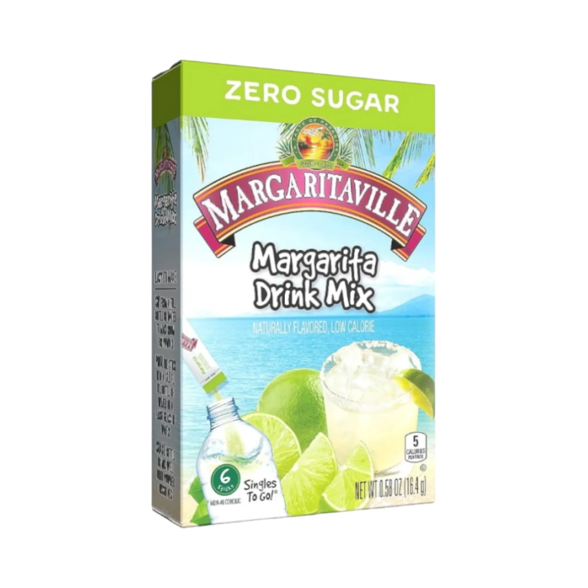 Margaritaville Singles To Go Margarita Drink Mix - 0.58oz (16.4g)