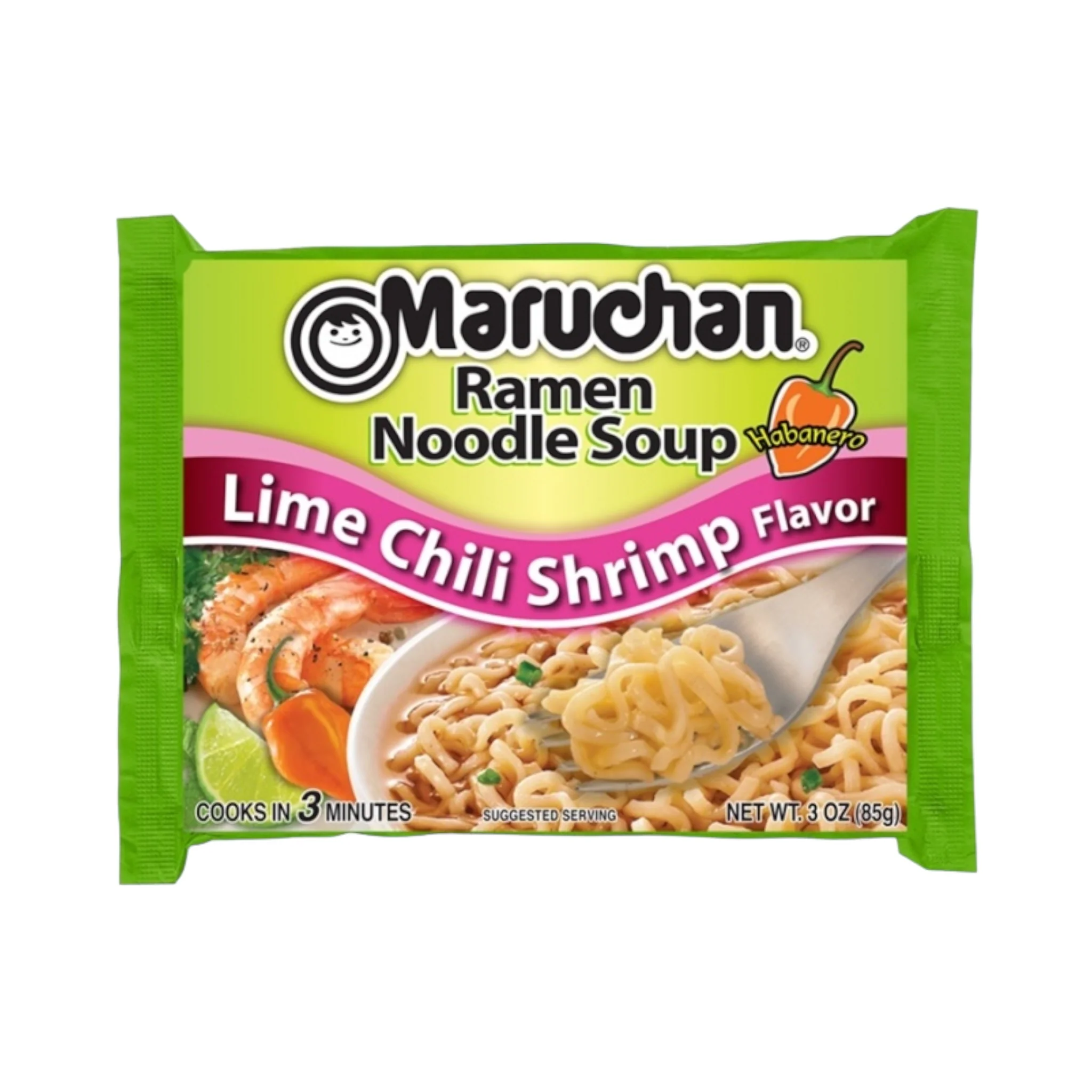 Maruchan Lime Chili Shrimp Flavour Ramen Noodles - 3oz (85g)