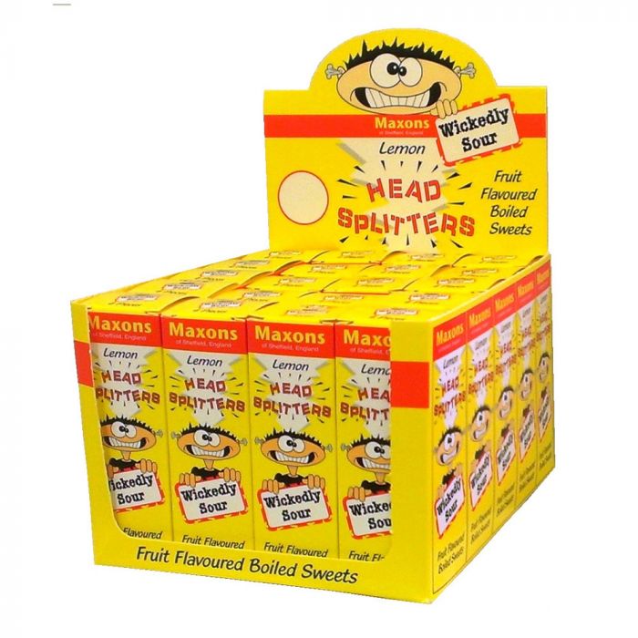 Maxons Lemon Head Splitters 160g - Image 2