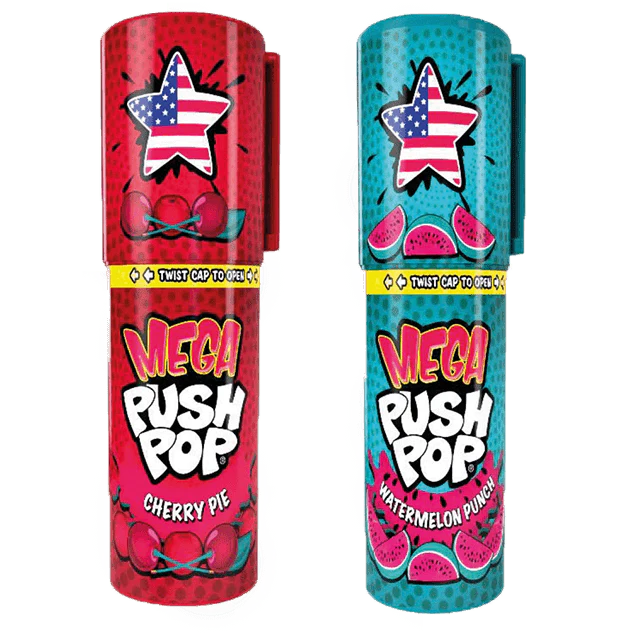 Mega Push Pop - Flavours of America