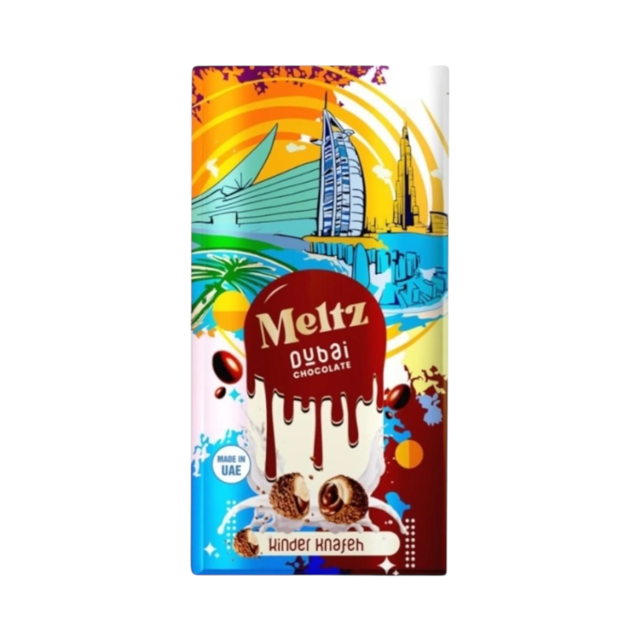 Meltz Dubai Kinder Knafeh Chocolate - 192g (Dubai)