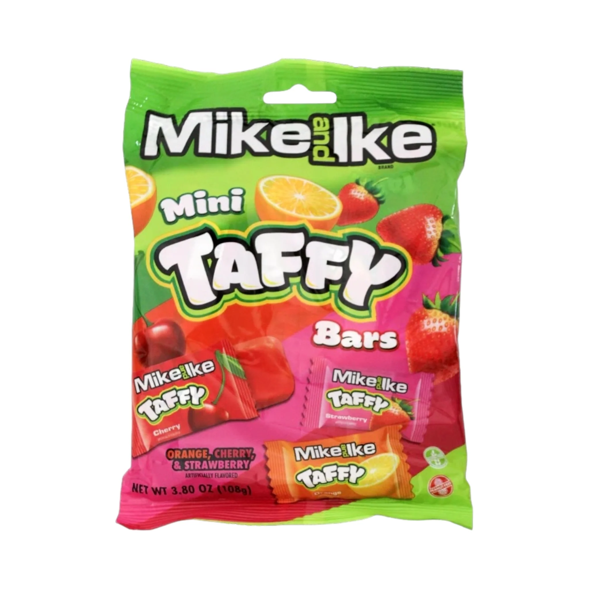 Mike & Ike Mini Taffy Bars - 3.8oz (108g)