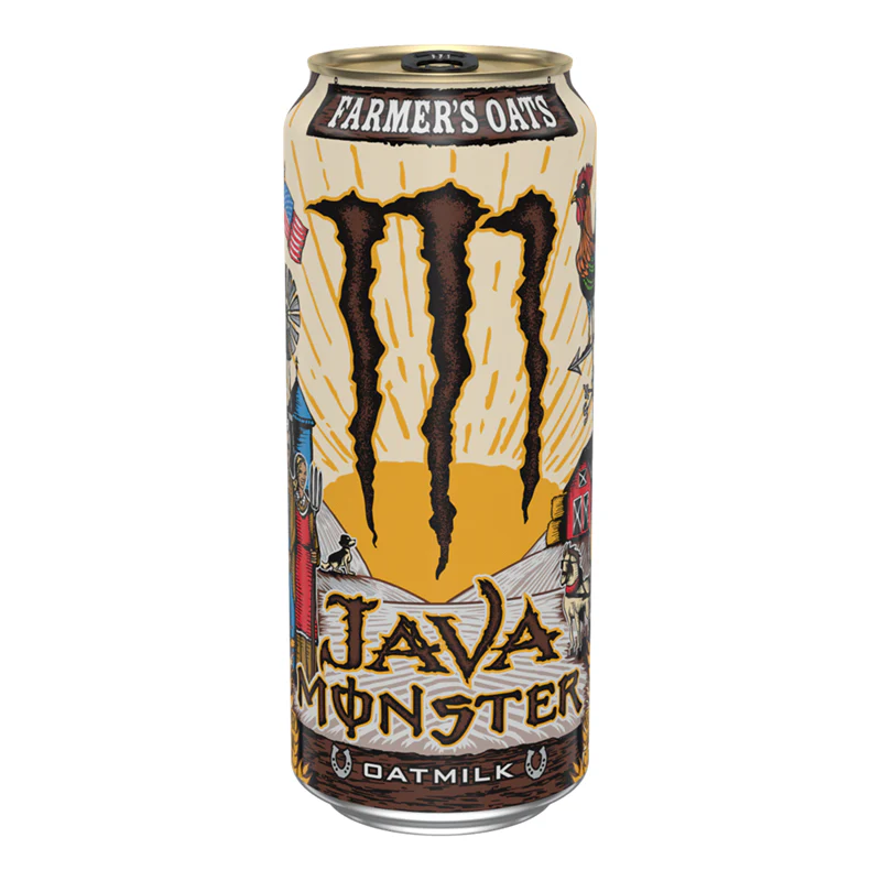 Monster Java Oatmilk Farmer's Oats -  VEGAN - 15fl.oz (443ml)