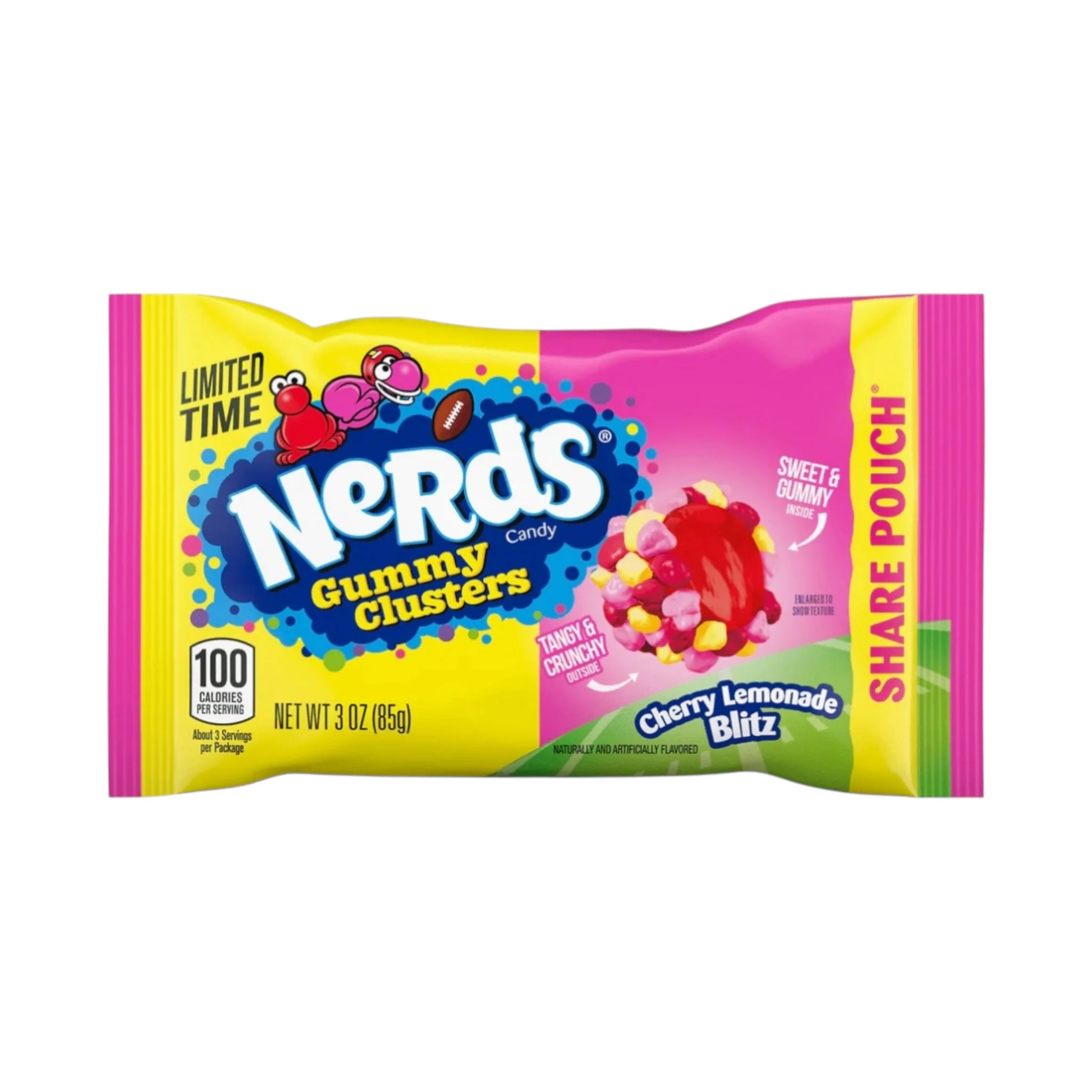 Nerds Gummy Clusters Cherry Lemonade Blitz Share Pouch - 3oz (85g)
