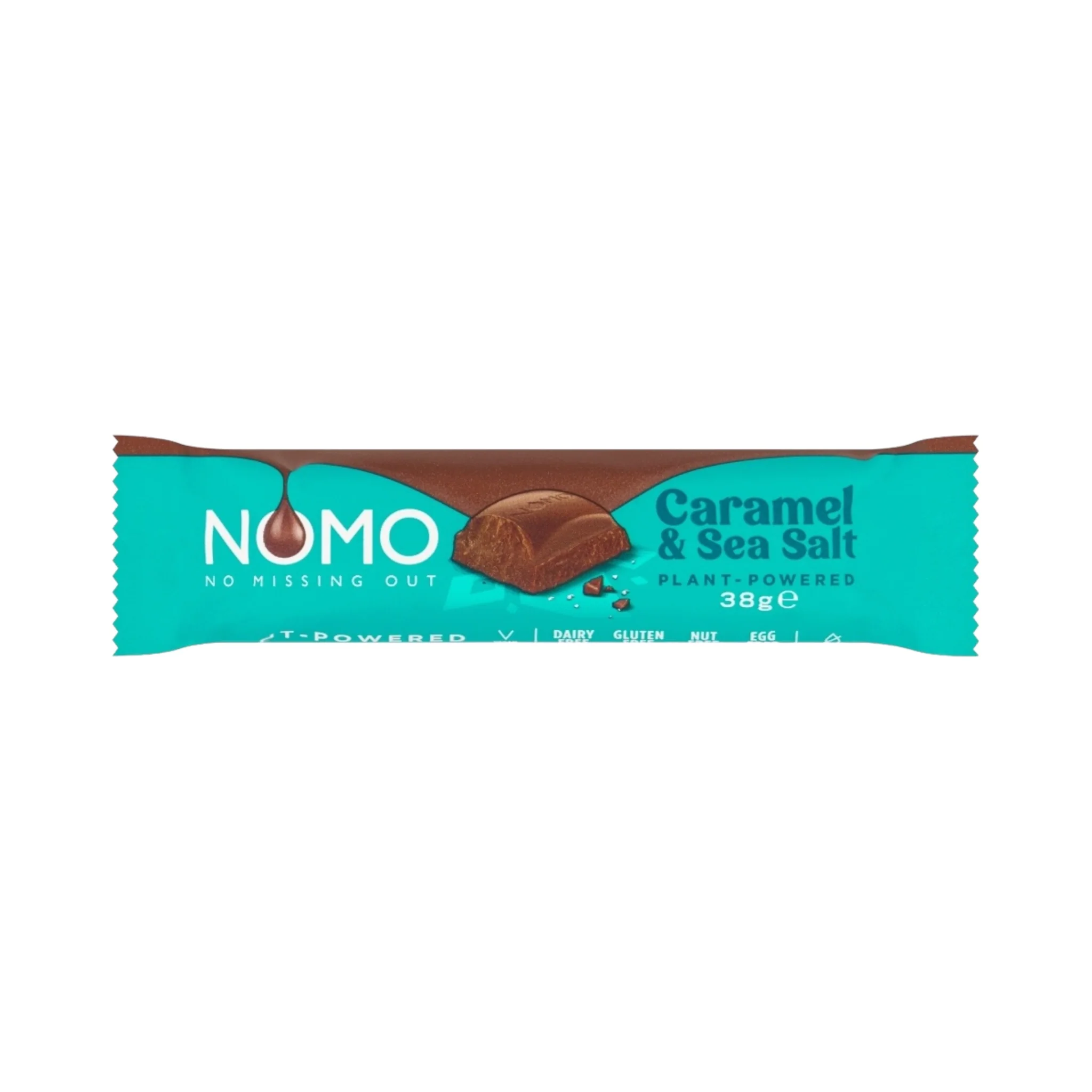 Nomo Caramel and Sea Salt Chocolate Bar - 38g