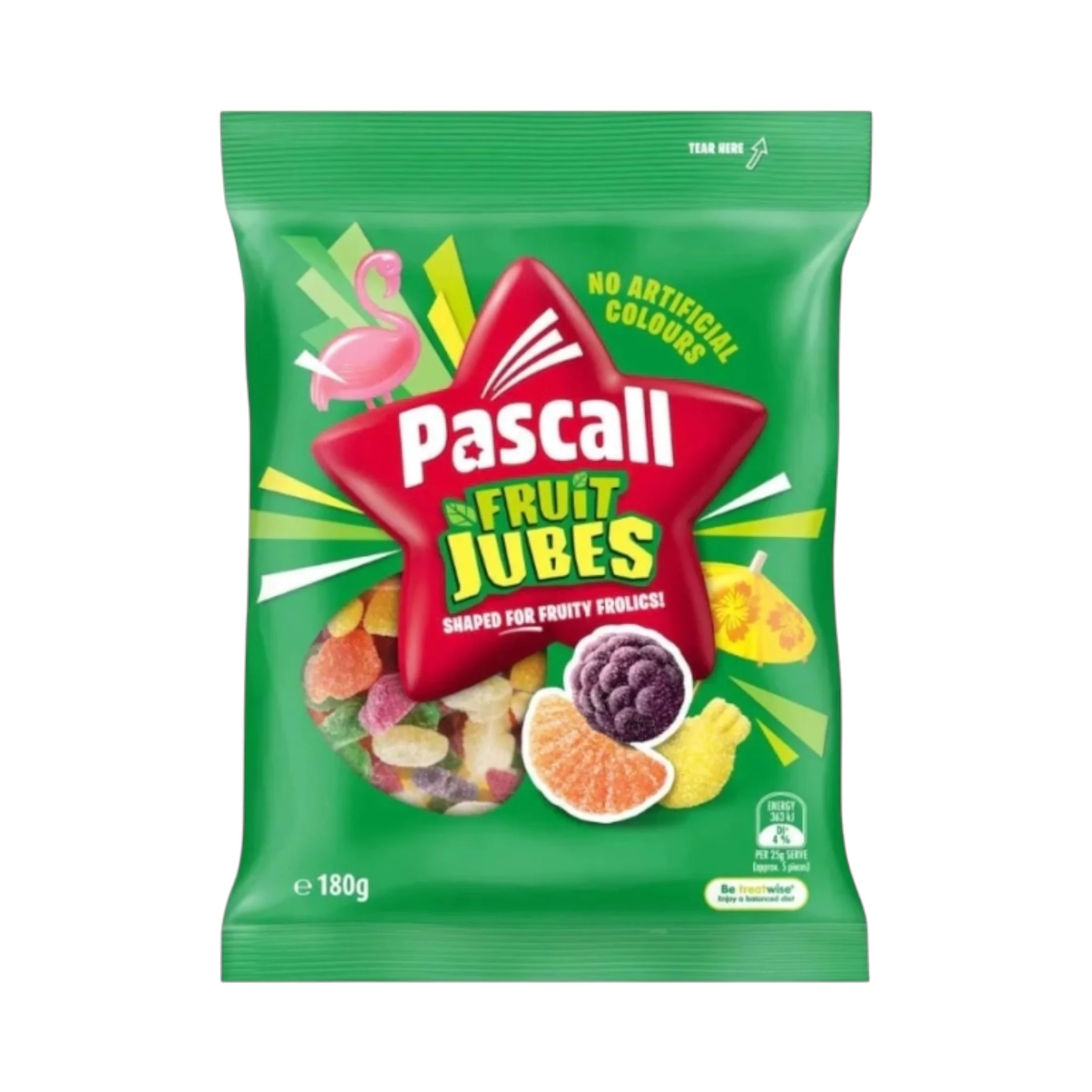 Pascall Fruit Jubes - 180g [Australian]