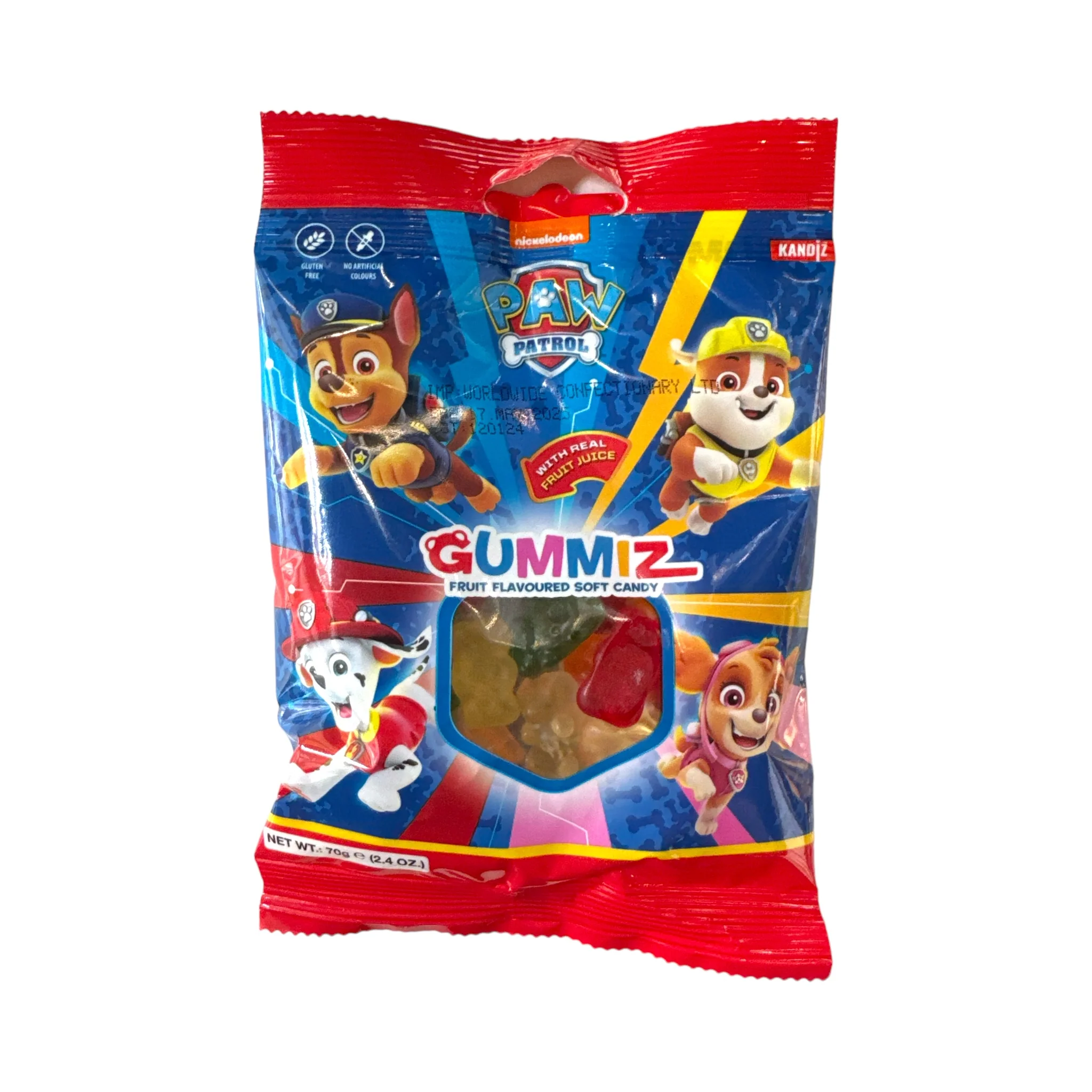 Paw Patrol Gummiz Cola Fruit Flavoured - 70g