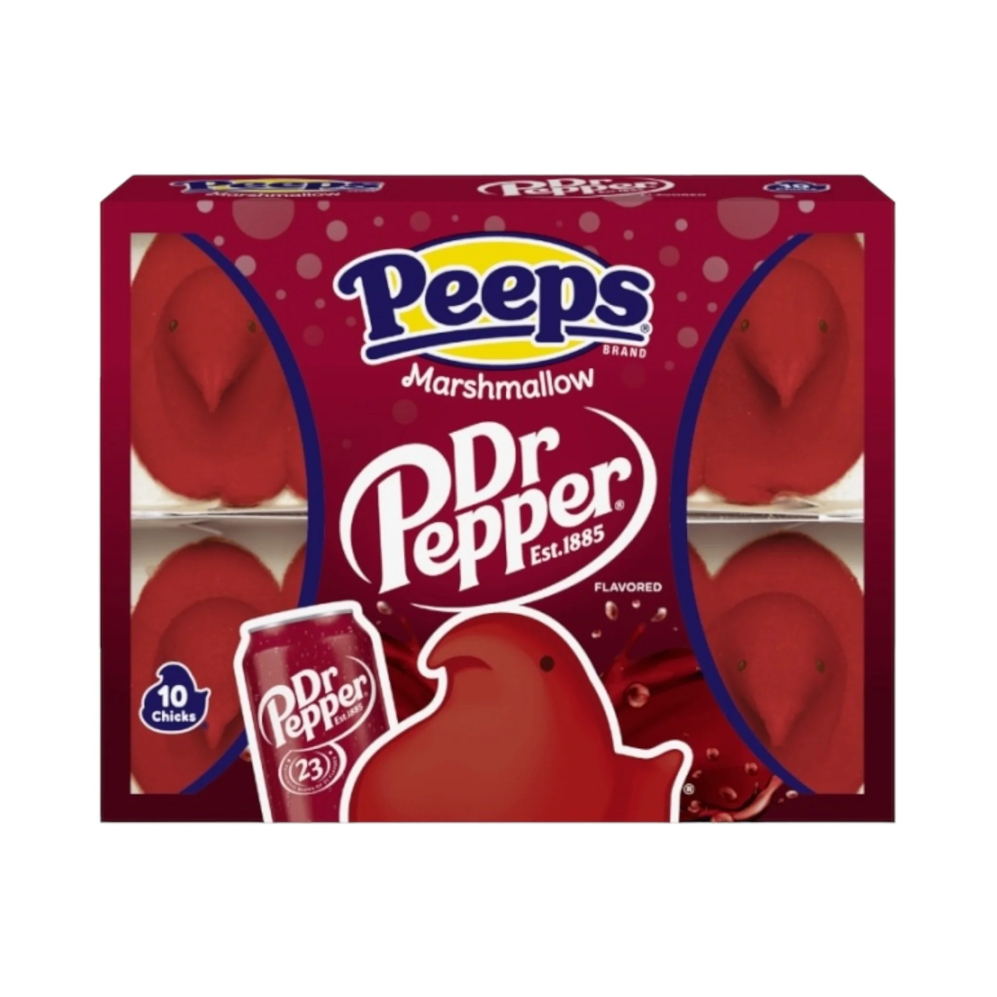 Peeps Dr Pepper Marshmallow Chicks 10PK - 3oz (85g)