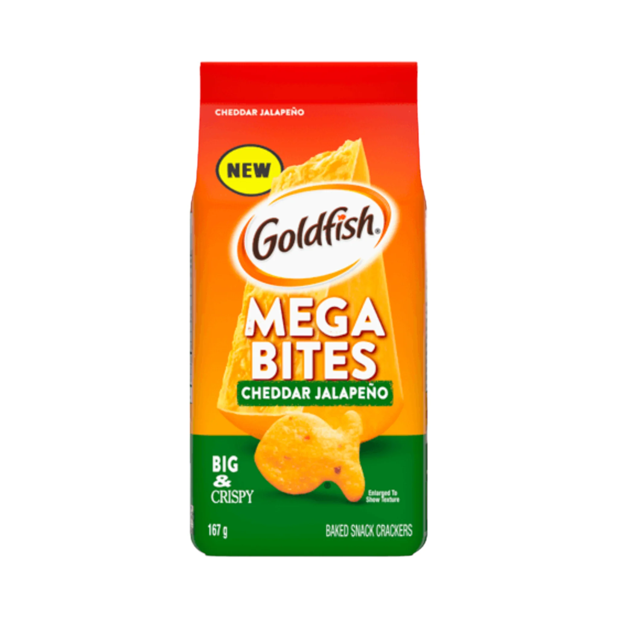 Pepperidge Farm Goldfish Mega Bites Cheddar Jalapeno - 167g [Canadian]