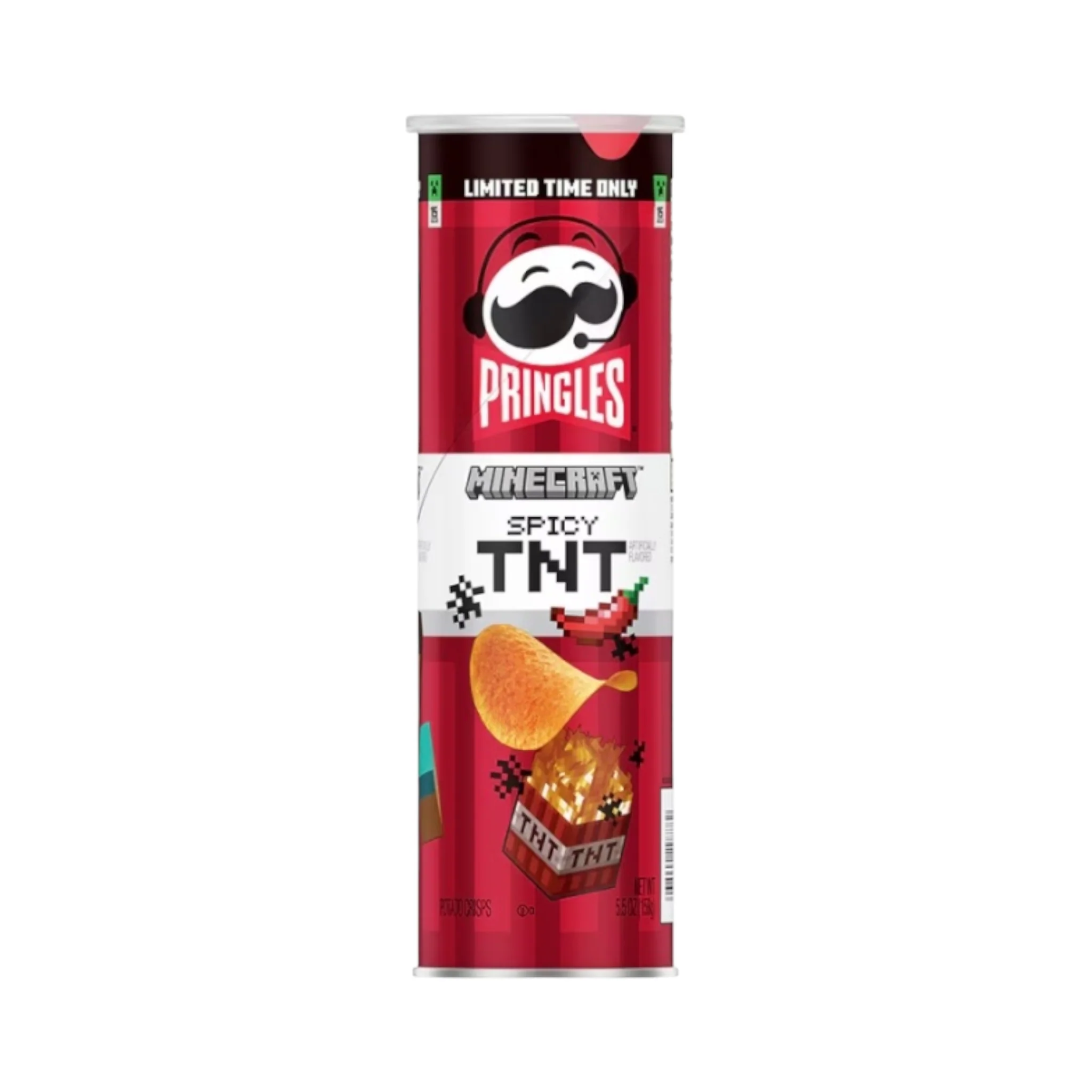 Pringles Limited Edition Minecraft Spicy TNT -  5.5oz (158g)