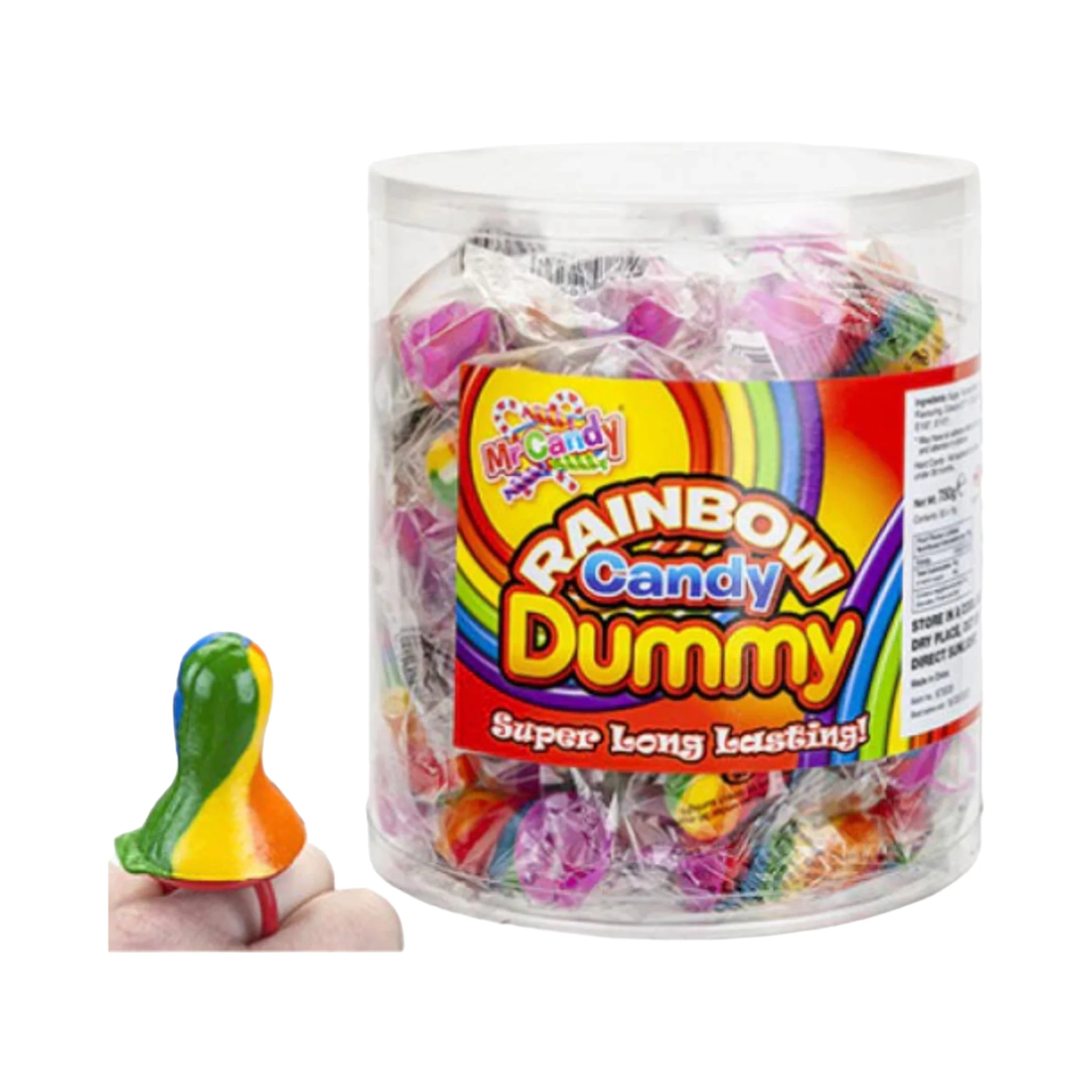 Rainbow Striped Ring Dummies - 15g
