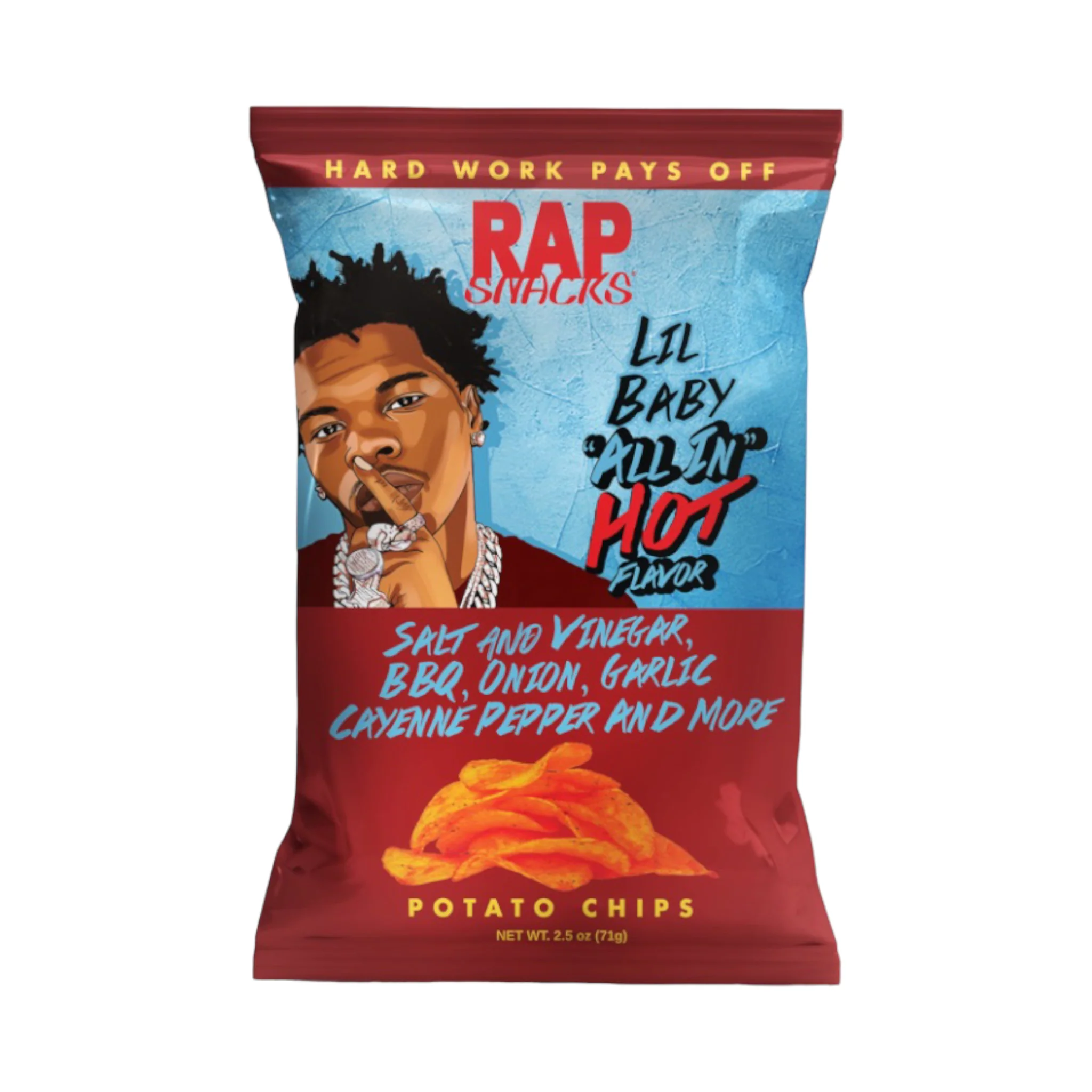 Rap Snacks Lil Baby All In HOT - 2.5oz (71g)