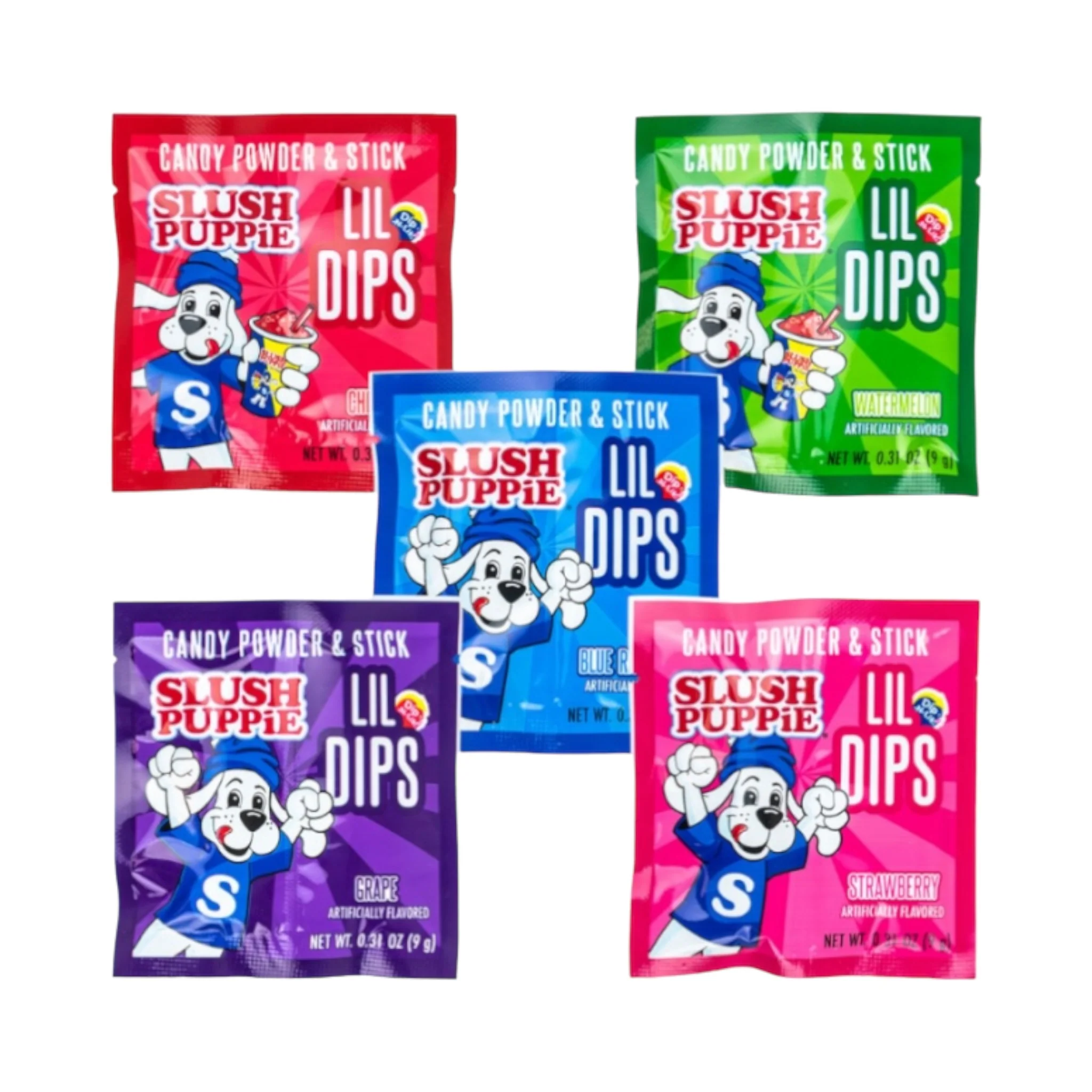 Slush Puppie Lil Dips Candy Powder Singles - 0.31oz (9g)