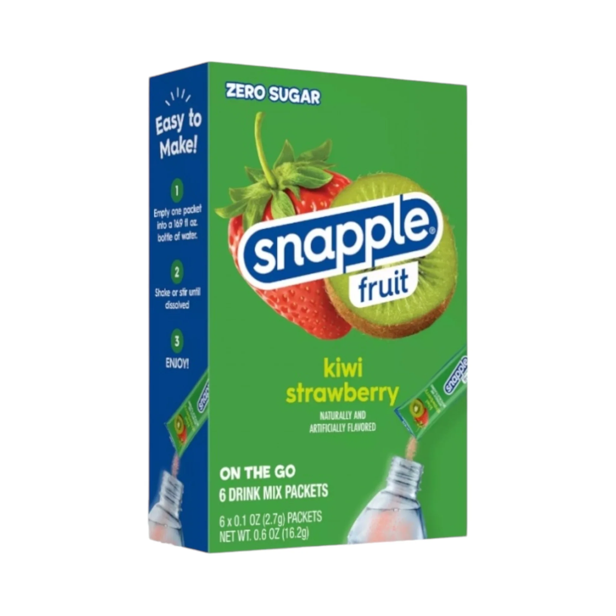 Snapple Fruit Singles To Go! Kiwi Strawberry - 0.6oz (16.2g)