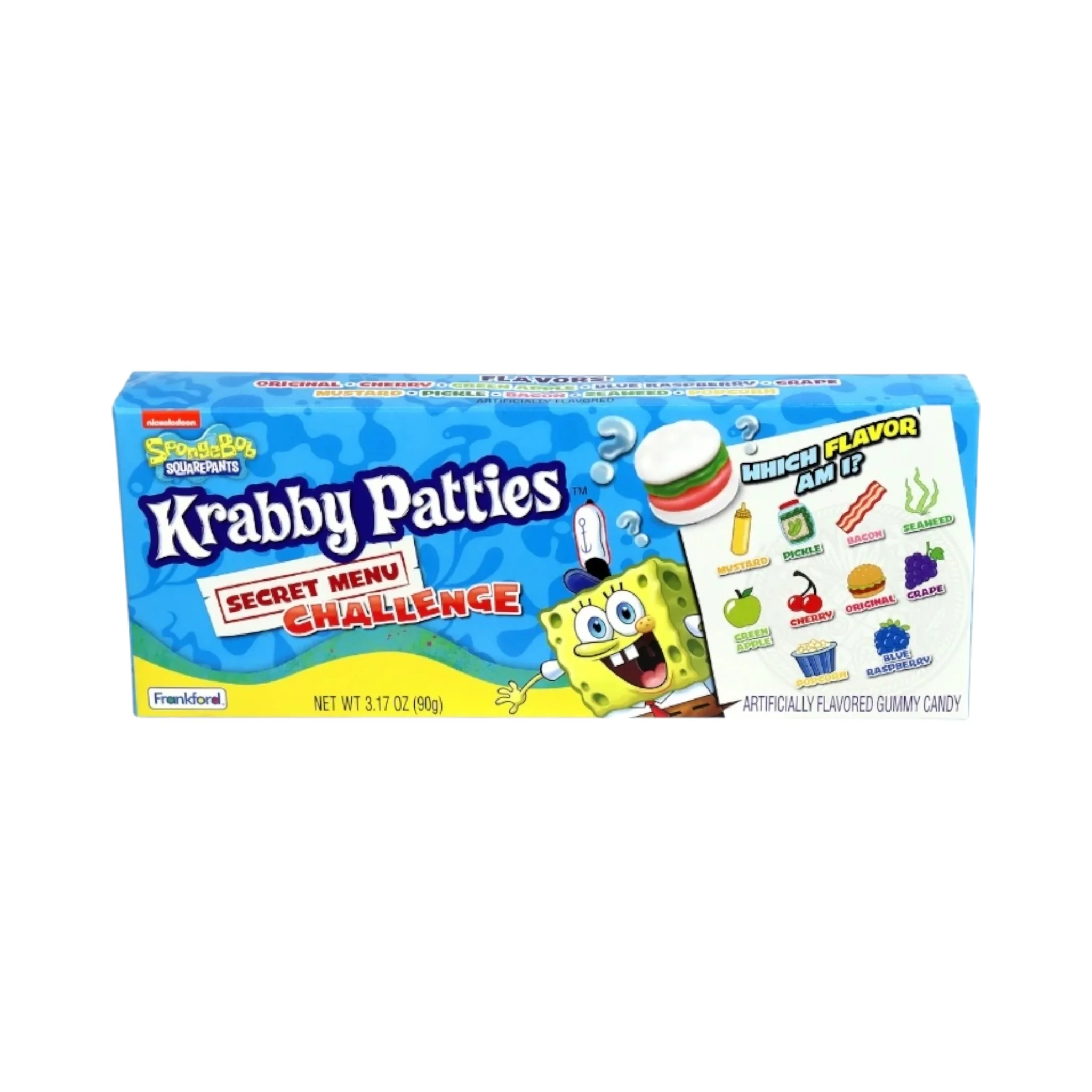 Spongebob Squarepants Krabby Patties Secret Menu Challenge - 3.17oz (90g) - Theatre Box