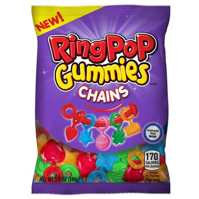 Topps Ring Pop Gummies Chains (144g)