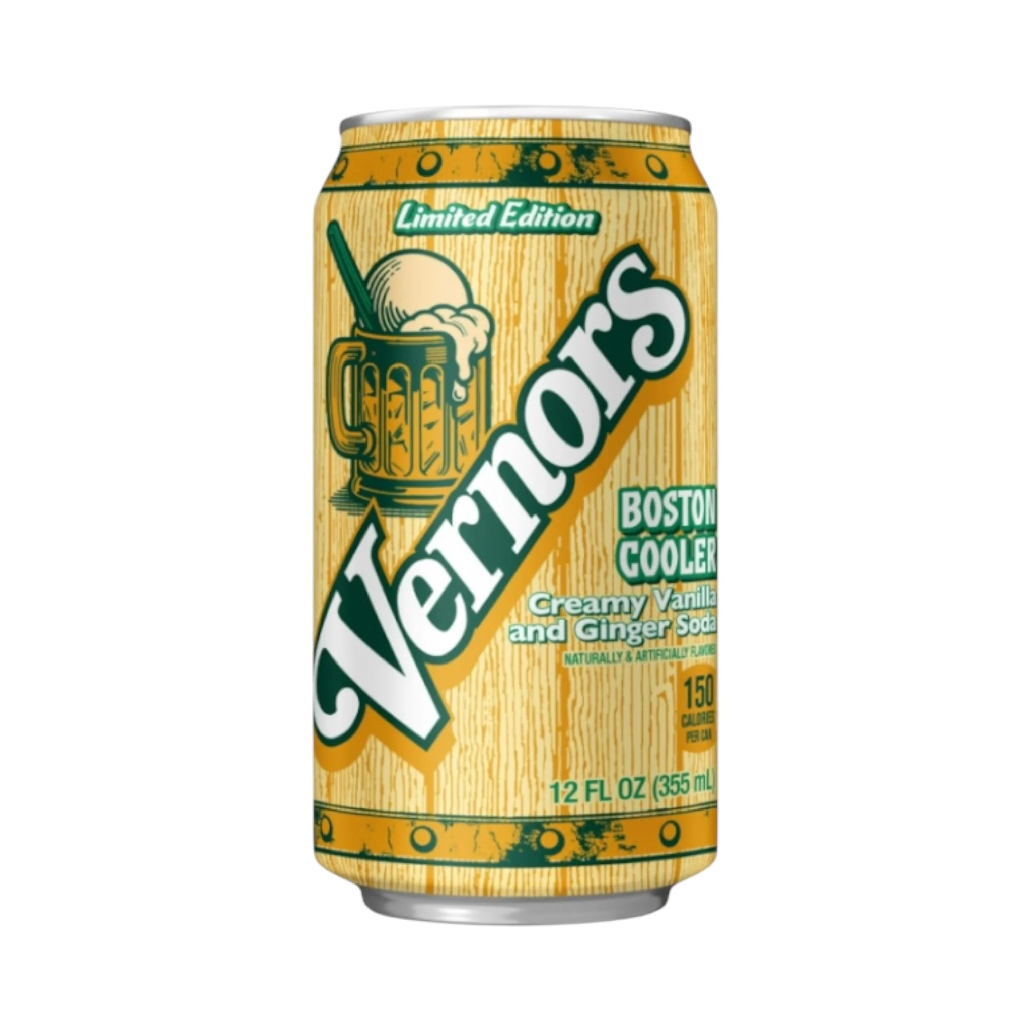 Vernors Boston Cooler Vanilla Créme Ginger Soda - 12oz (355ml) [Canadian] ** BBD 24/04/26 **