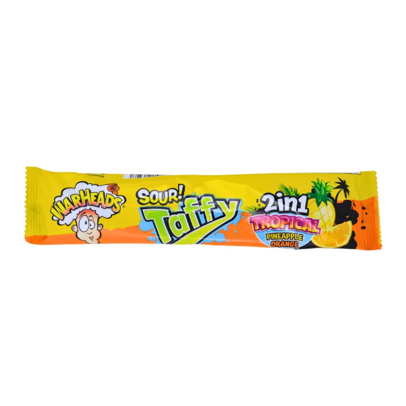 Warheads Taffy Bar 2in1 Tropical - 1.5oz (42g)