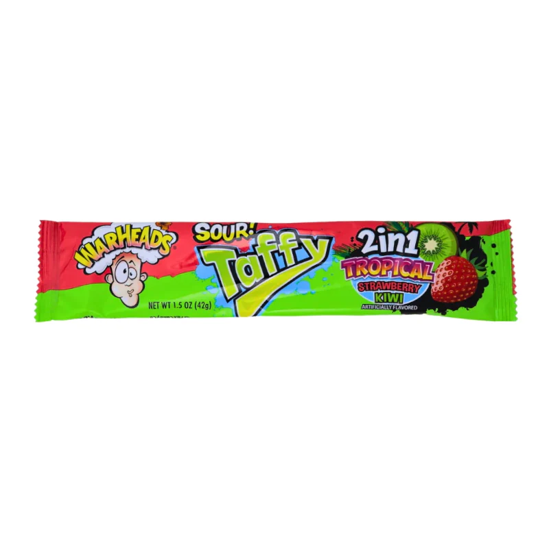 Warheads Taffy Bar 2in1 Tropical - 1.5oz (42g) - Image 2