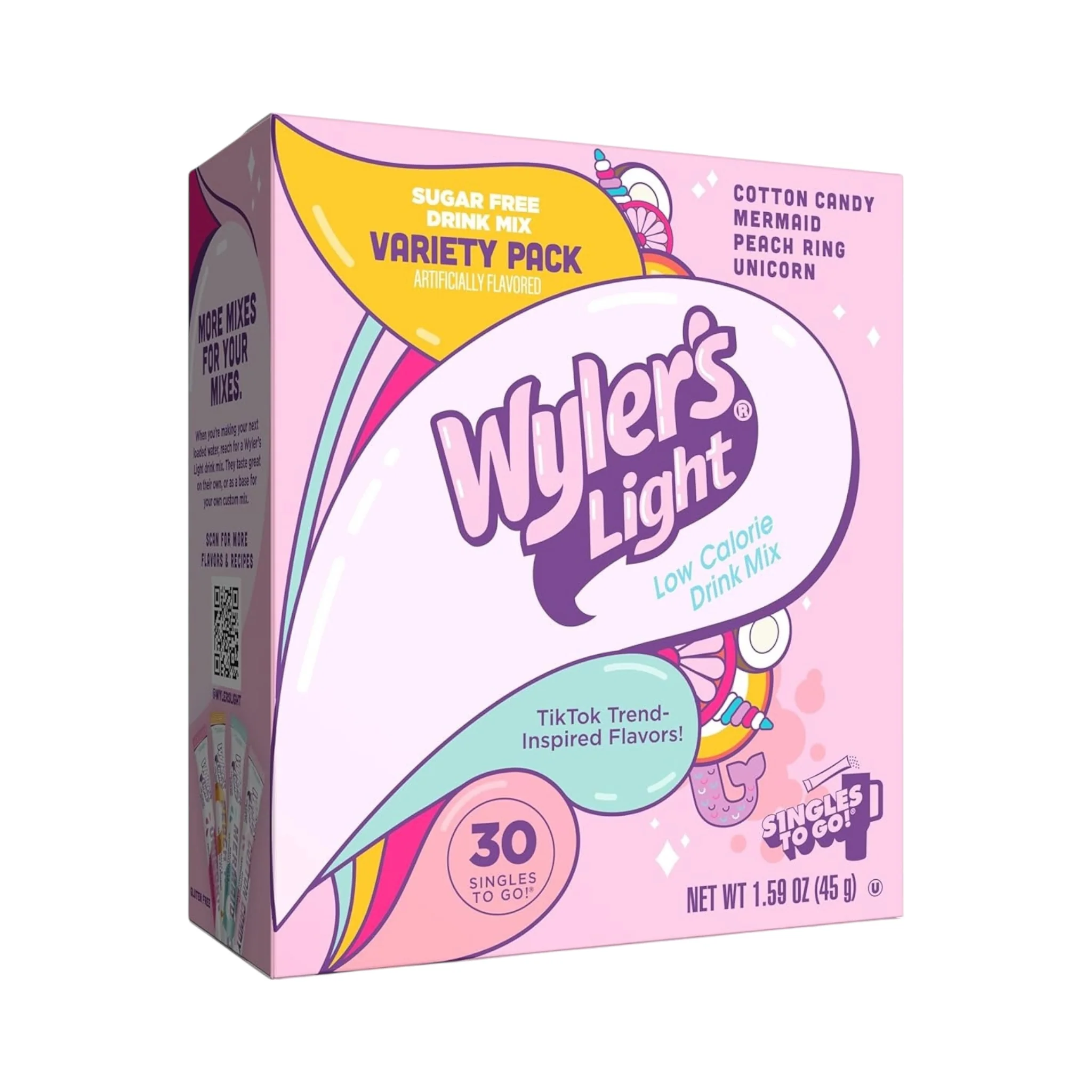 Wyler's Light Singles To Go Watertok V1 Fun Flavors 30pc - 1.59oz (45g)